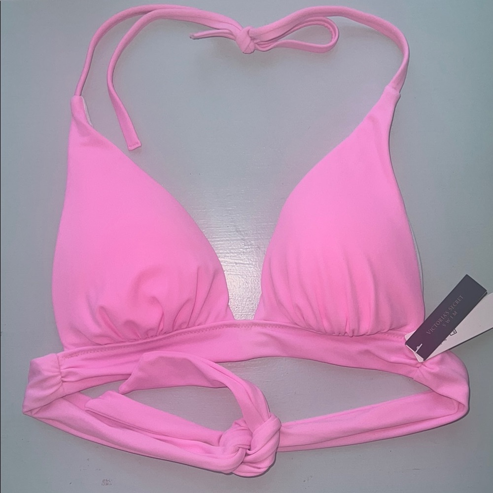(NEW WITH TAGS) Victoria’s Secret Swim Pink Bikini Top